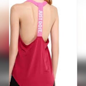 Nike Women's Bold Maroon Tank with Pink Accents